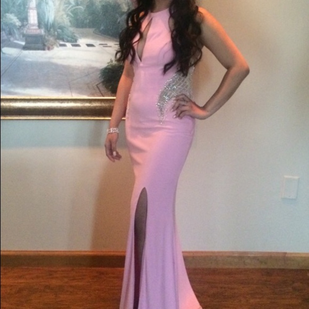 Pink prom dress